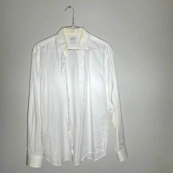 Giorgio Armani | Shirts | Giorgio Armani Collezioni Mens White 42 6 12 Dress  Shirt | Poshmark